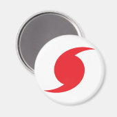 Hurrikan Magnet (Vorderseite/Rückseite)
