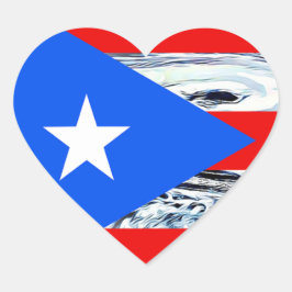 Hurrikan Maria 2017 Puerto Rico Flag Stickers