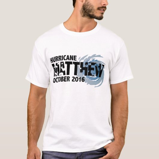 Hurrikan Matthew im Oktober 2016 T-Shirt (Vorderseite)