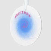 Hurrikan Matthew Ornament (Vorderseite)
