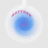 Hurrikan Matthew Ornament (Vorderseite)