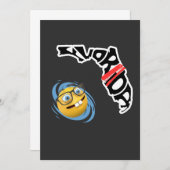 Hurrikan Milton Funny Florida Office Space Einladung (Vorne/Hinten)