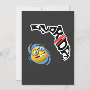 Hurrikan Milton Funny Florida Office Space Einladung