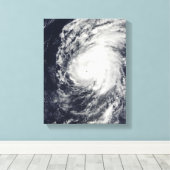 Hurrikan Neki westlich von Hawaii Leinwanddruck (Insitu (Holzboden))