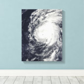 Hurrikan Neki westlich von Hawaii Leinwanddruck (Insitu (Holzboden))