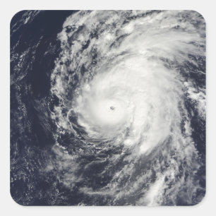 Hurrikan Neki westlich von Hawaii Quadratischer Aufkleber
