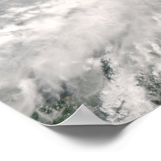 Hurrikan Omar Poster (Ecke)