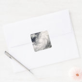 Hurrikan Omar Quadratischer Aufkleber (Umschlag)