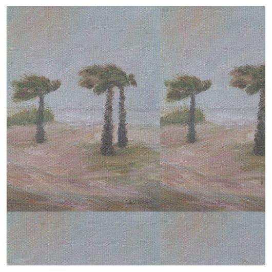 HURRIKAN-PALMEN STOFF (Nahaufnahme)