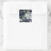 Hurrikan Paloma 3 Quadratischer Aufkleber (Tasche)