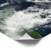 Hurrikan Paloma Fotodruck (Ecke)