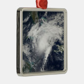 Hurrikan Paloma Silbernes Ornament (Rechts)