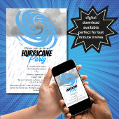 Hurrikan-Party Einladung