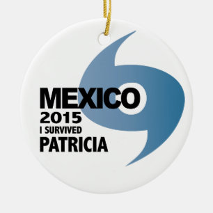 Hurrikan-Patricia-Überlebender Mexiko 2015 Keramikornament