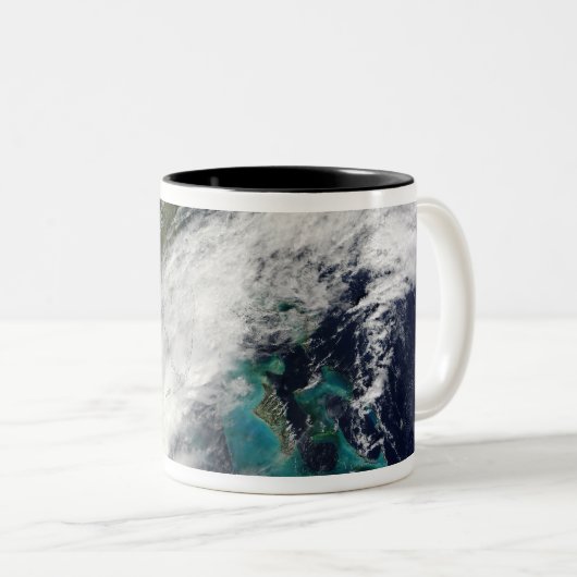 Hurrikan Paula 2 Zweifarbige Tasse (VorderseiteRechts)