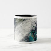 Hurrikan Paula 2 Zweifarbige Tasse (Mittel)