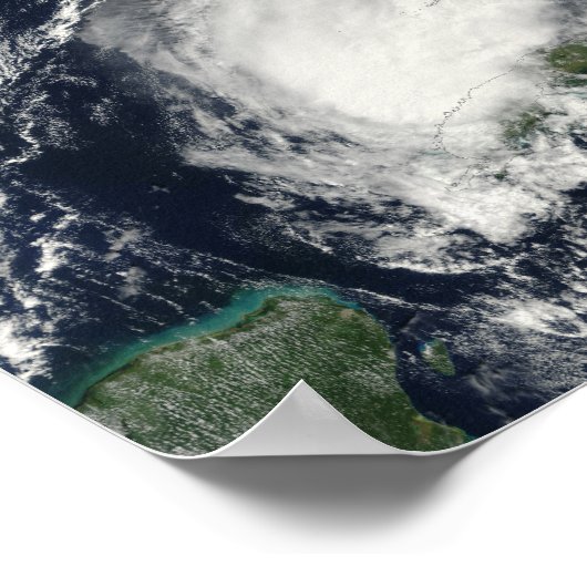 Hurrikan Paula Poster (Ecke)