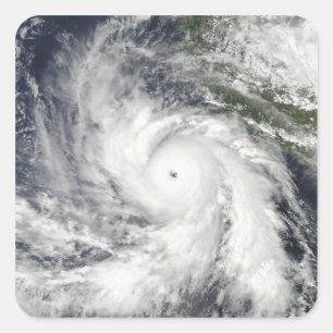 Hurrikan Rick Quadratischer Aufkleber