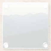 Hurrikan Ridge Glasuntersetzer (Rückseite)