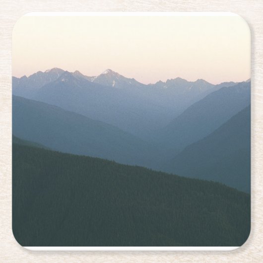 Hurrikan Ridge Rechteckiger Pappuntersetzer (Vorderseite)