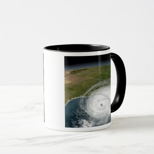 Hurrikan Rita 2 Tasse (VorderseiteRechts)