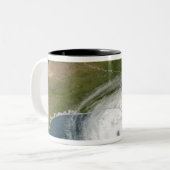 Hurrikan Rita 2 Zweifarbige Tasse (Vorderseite Links)