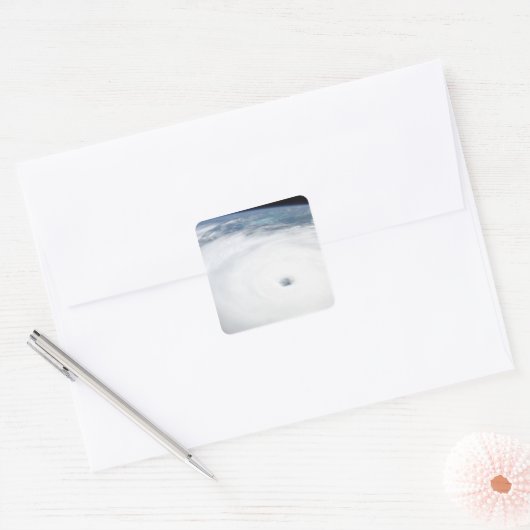 Hurrikan Rita 3 Quadratischer Aufkleber (Umschlag)