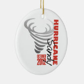 Hurrikan Sandy 2012 Keramikornament (Rechts)