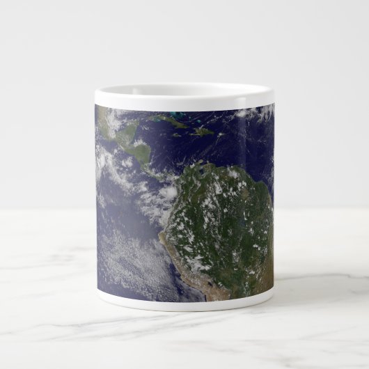 Hurrikan Sandy an der Ostküste der USA. 2 Jumbo-Tasse (Vorderseite)