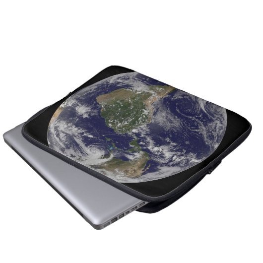 Hurrikan Sandy an der Ostküste der USA. 2 Laptopschutzhülle (Vorne Knopf)