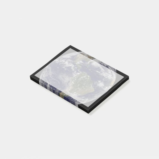 Hurrikan Sandy an der Ostküste der USA. 2 Post-it Klebezettel (angewinkelt)