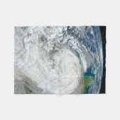 Hurrikan Sandy an der Ostküste der USA. 3 Fleecedecke (Vorderseite (Horizontal))