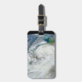 Hurrikan Sandy an der Ostküste der USA. 3 Gepäckanhänger (Vorderseite vertikal)