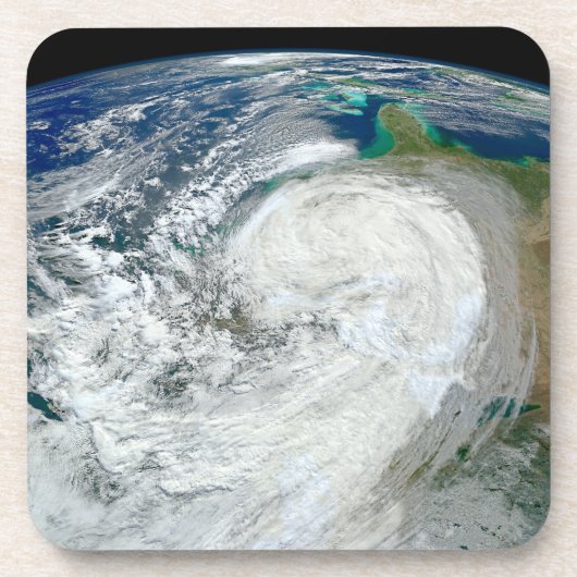 Hurrikan Sandy an der Ostküste der USA. 3 Getränkeuntersetzer (Vorderseite)