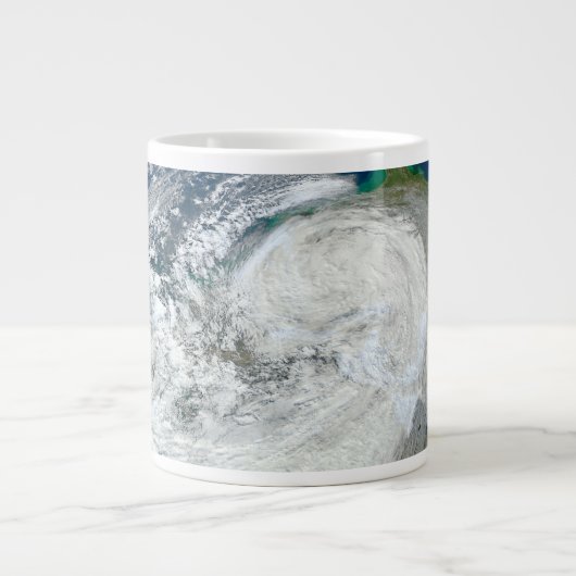 Hurrikan Sandy an der Ostküste der USA. 3 Jumbo-Tasse (Vorderseite)