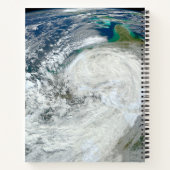 Hurrikan Sandy an der Ostküste der USA. 3 Notizblock (Rückseite)