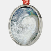 Hurrikan Sandy an der Ostküste der USA. 3 Ornament Aus Metall (Links)