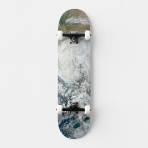 Hurrikan Sandy an der Ostküste der USA. 3 Skateboard