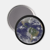 Hurrikan Sandy an der Ostküste der USA. Magnet (Vorderseite/Rückseite)