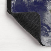 Hurrikan Sandy an der Ostküste der USA. Mousepad (Ecke)