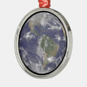 Hurrikan Sandy an der Ostküste der USA. Ornament Aus Metall (Links)