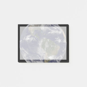 Hurrikan Sandy an der Ostküste der USA. Post-it Klebezettel