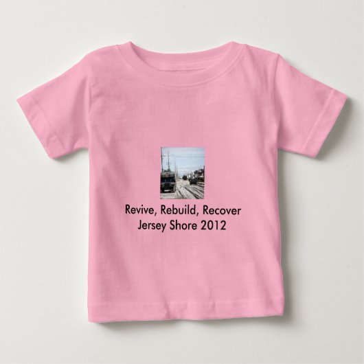 Hurrikan Sandy Baby T-shirt (Vorderseite)