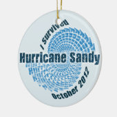 Hurrikan Sandy Keramik Ornament (Links)