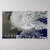 Hurrikan Sandy Large Poster (Vorne)