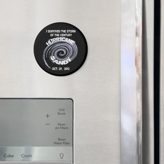 Hurrikan Sandy Magnet (In Situ (Kühlschrank))