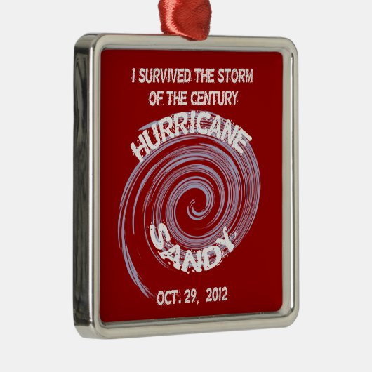 Hurrikan Sandy Ornament (Rechts)