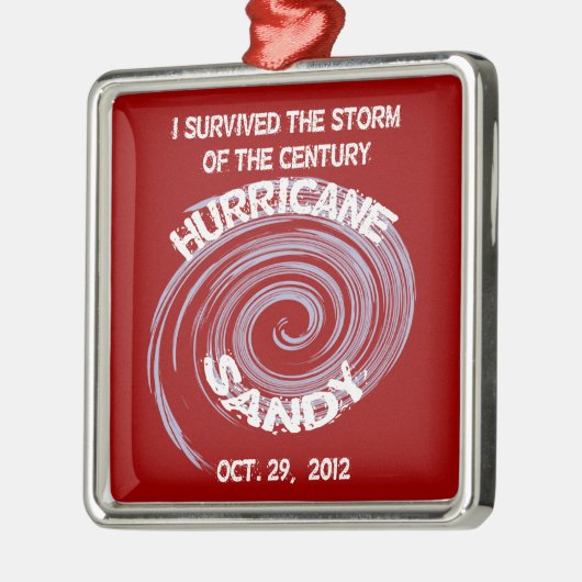 Hurrikan Sandy Ornament (Links)