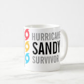 Hurrikan-Sandy-Überlebend-Tasse 1 Kaffeetasse (VorderseiteRechts)