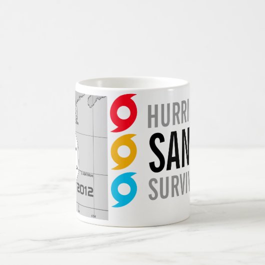Hurrikan-Sandy-Überlebend-Tasse 1 Kaffeetasse (Mittel)
